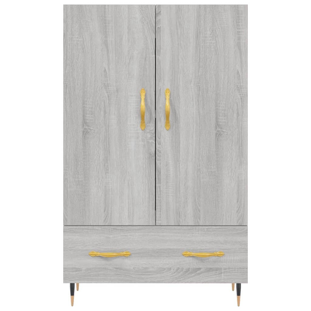 Highboard Grey Sonoma 69.5x31x115 cm Engineered Wood