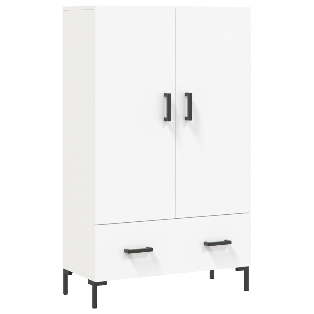 Highboard White 69.5x31x115 cm Engineered Wood