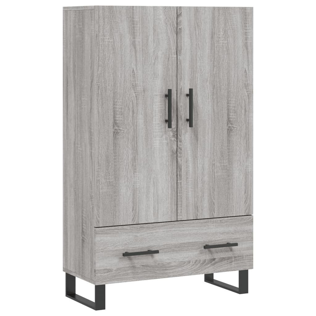 Highboard Grey Sonoma 69.5x31x115 cm Engineered Wood
