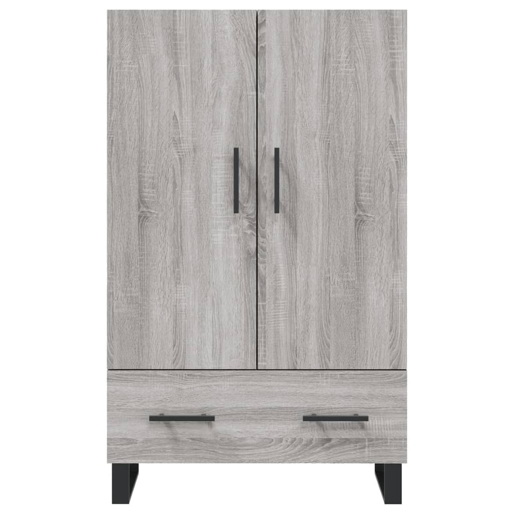 Highboard Grey Sonoma 69.5x31x115 cm Engineered Wood
