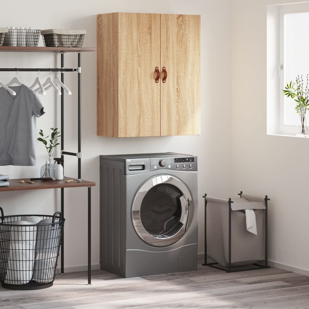 Wall Mounted Cabinet Sonoma Oak 69.5x34x90 cm