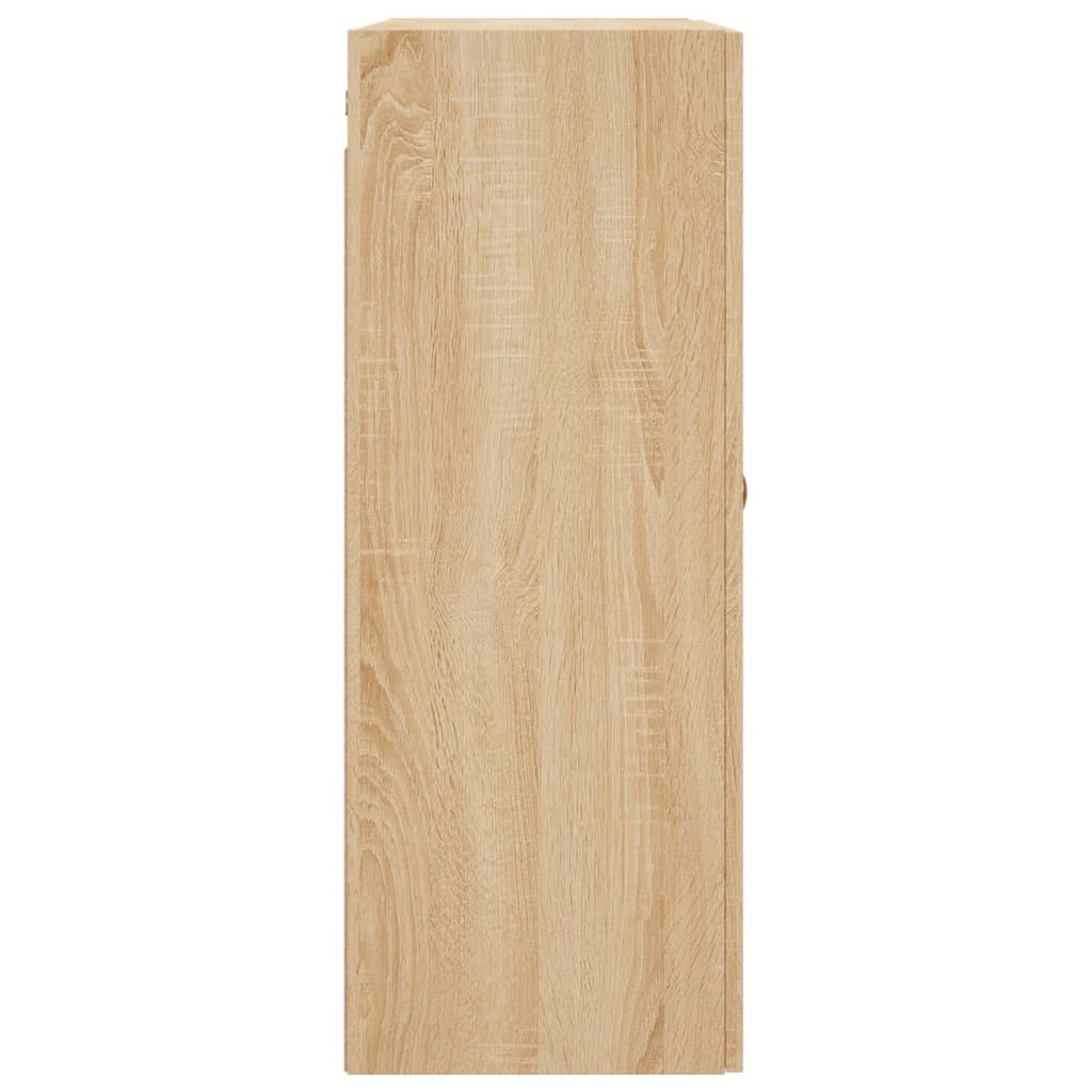 Wall Mounted Cabinet Sonoma Oak 69.5x34x90 cm