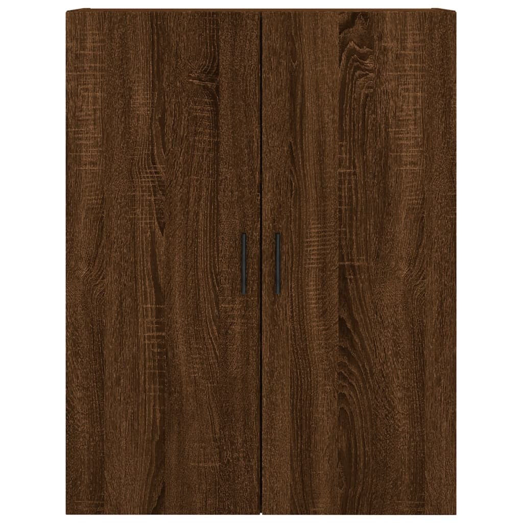 Wall Mounted Cabinet Brown Oak 69.5x34x90 cm