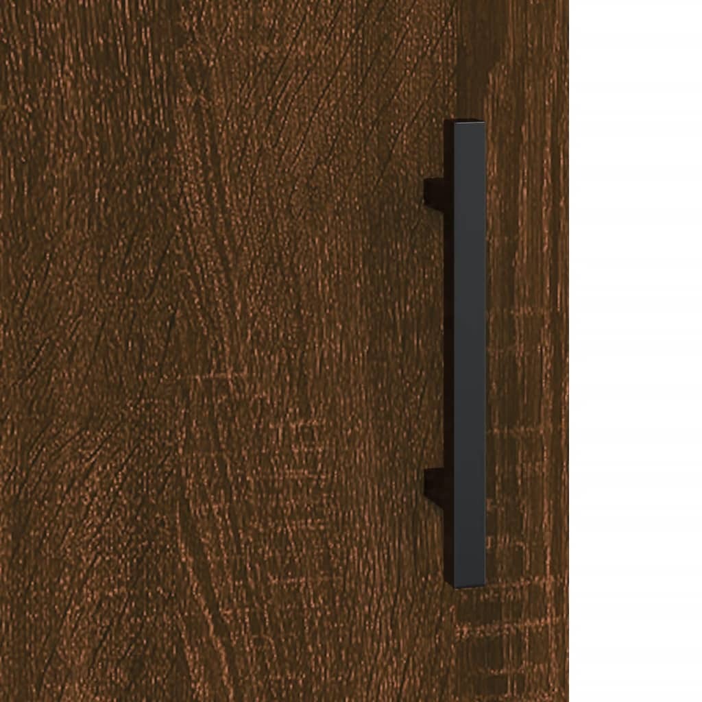 Sideboard Brown Oak 34.5x34x90 cm Engineered Wood