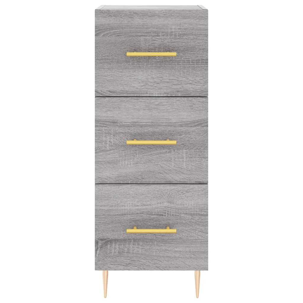 Sideboard Grey Sonoma 34.5x34x90 cm Engineered Wood