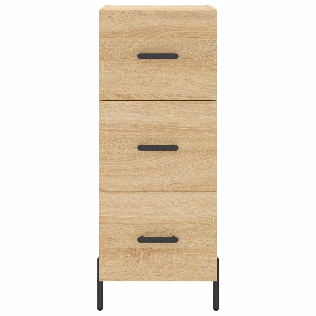 Sideboard Sonoma Oak 34.5x34x90 cm Engineered Wood