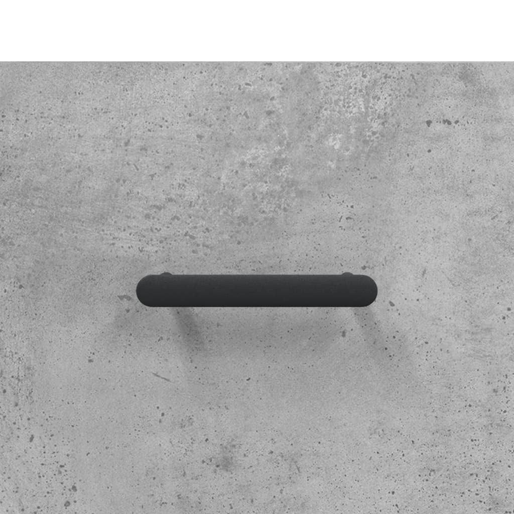 Sideboard Concrete Grey 34.5x34x90 cm Engineered Wood