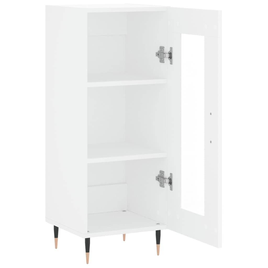 Sideboard White 34.5x34x90 cm Engineered Wood