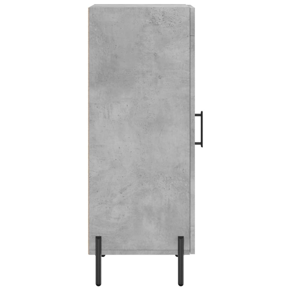 Sideboard Concrete Grey 34.5x34x90 cm Engineered Wood