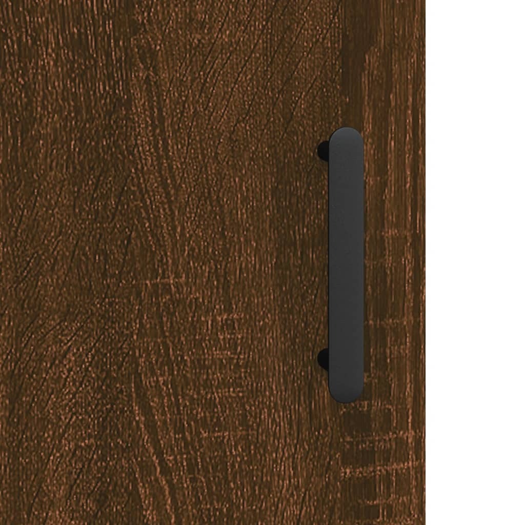 Sideboard Brown Oak 34.5x34x90 cm Engineered Wood