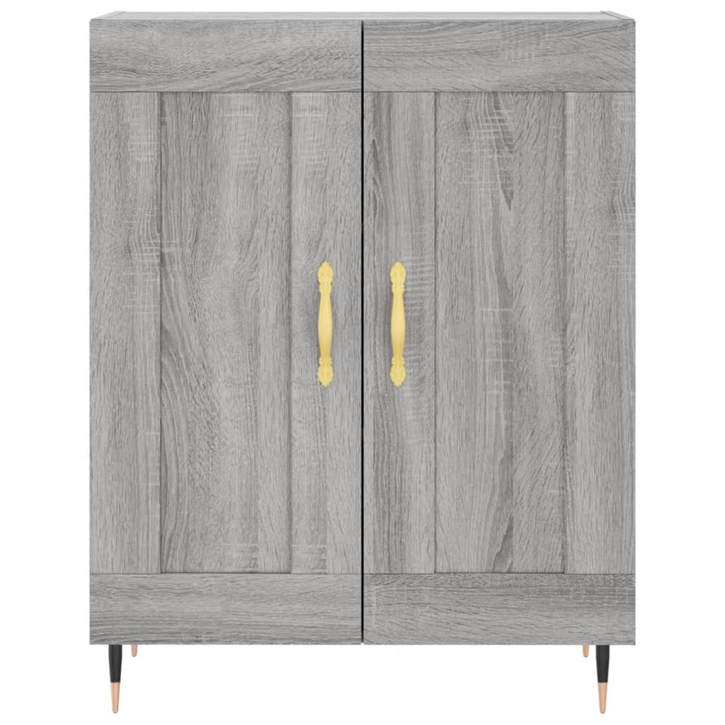 Sideboard Grey Sonoma 69.5x34x90 cm Engineered Wood