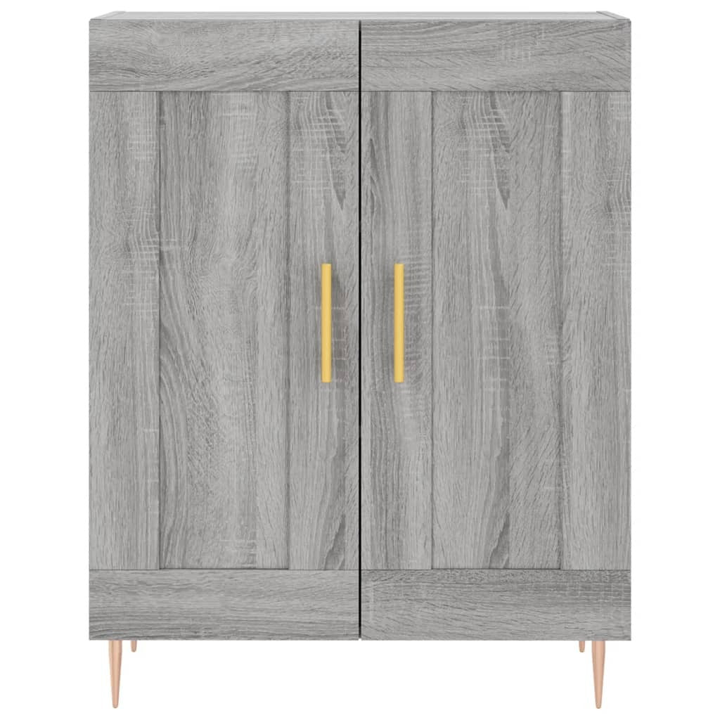 Sideboard Grey Sonoma 69.5x34x90 cm Engineered Wood