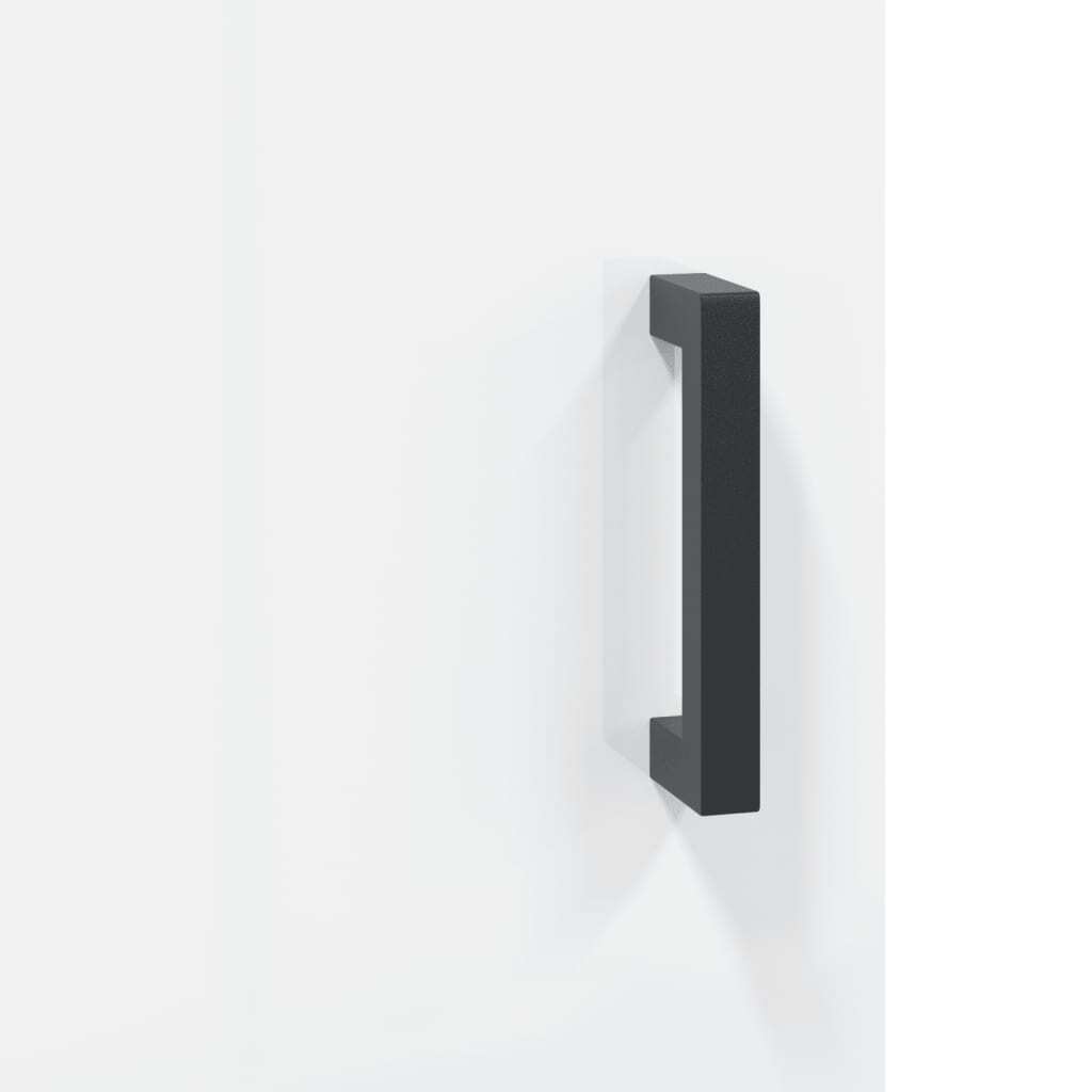 Sideboard High Gloss White 69.5x34x90 cm Engineered Wood