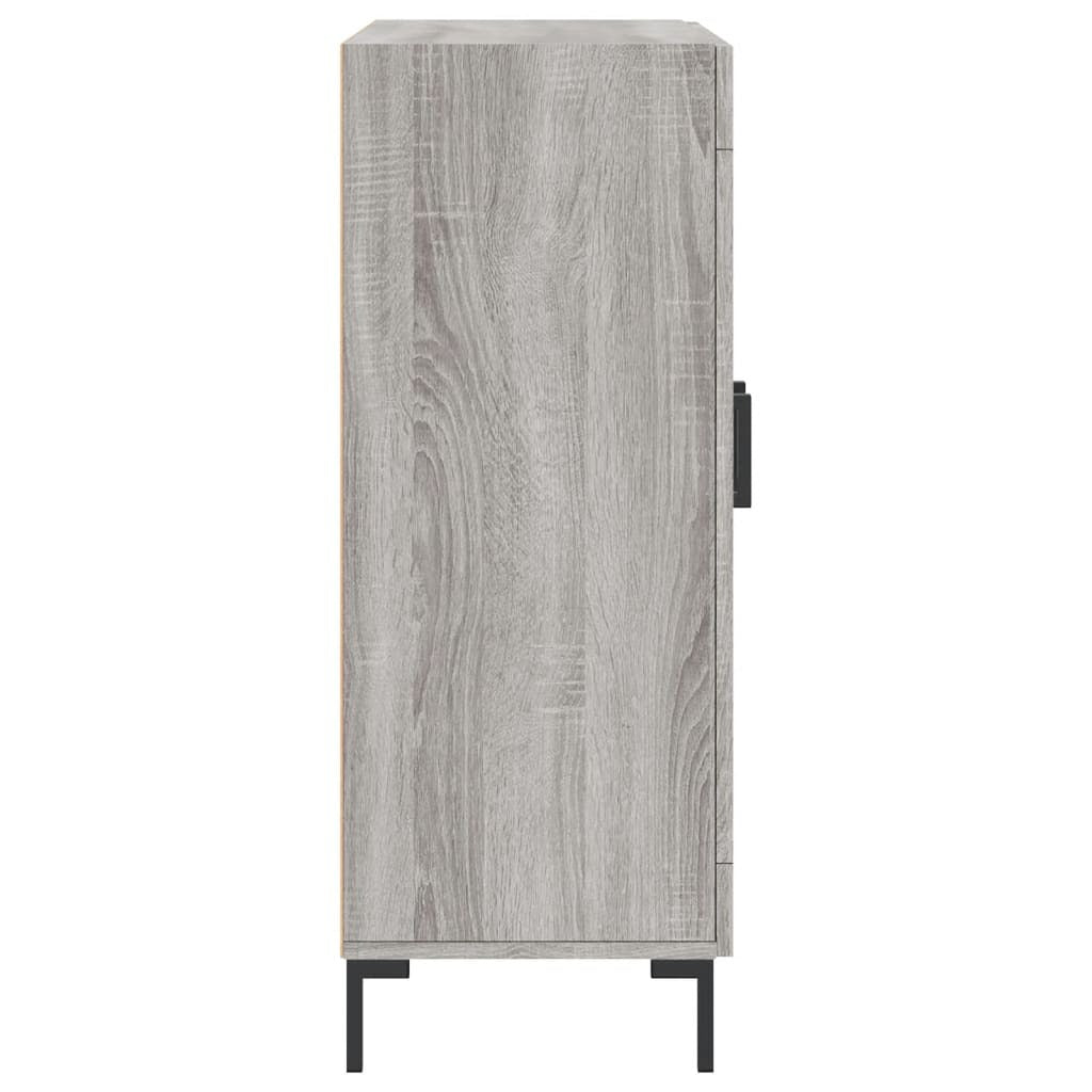 Sideboard Grey Sonoma 69.5x34x90 cm Engineered Wood