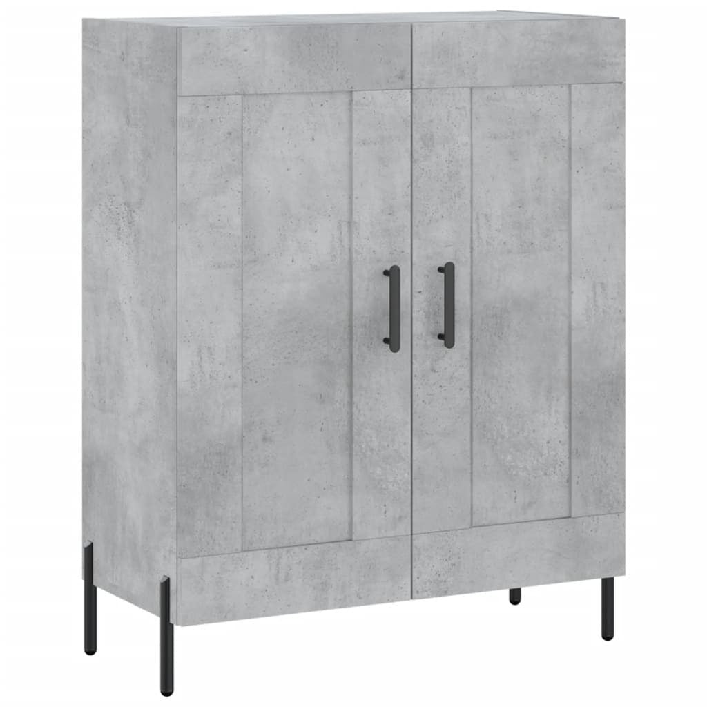 Sideboard Concrete Grey 69.5x34x90 cm Engineered Wood