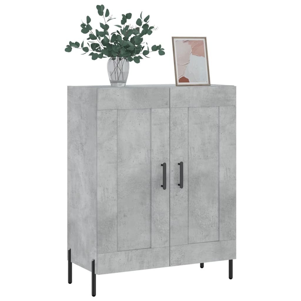 Sideboard Concrete Grey 69.5x34x90 cm Engineered Wood
