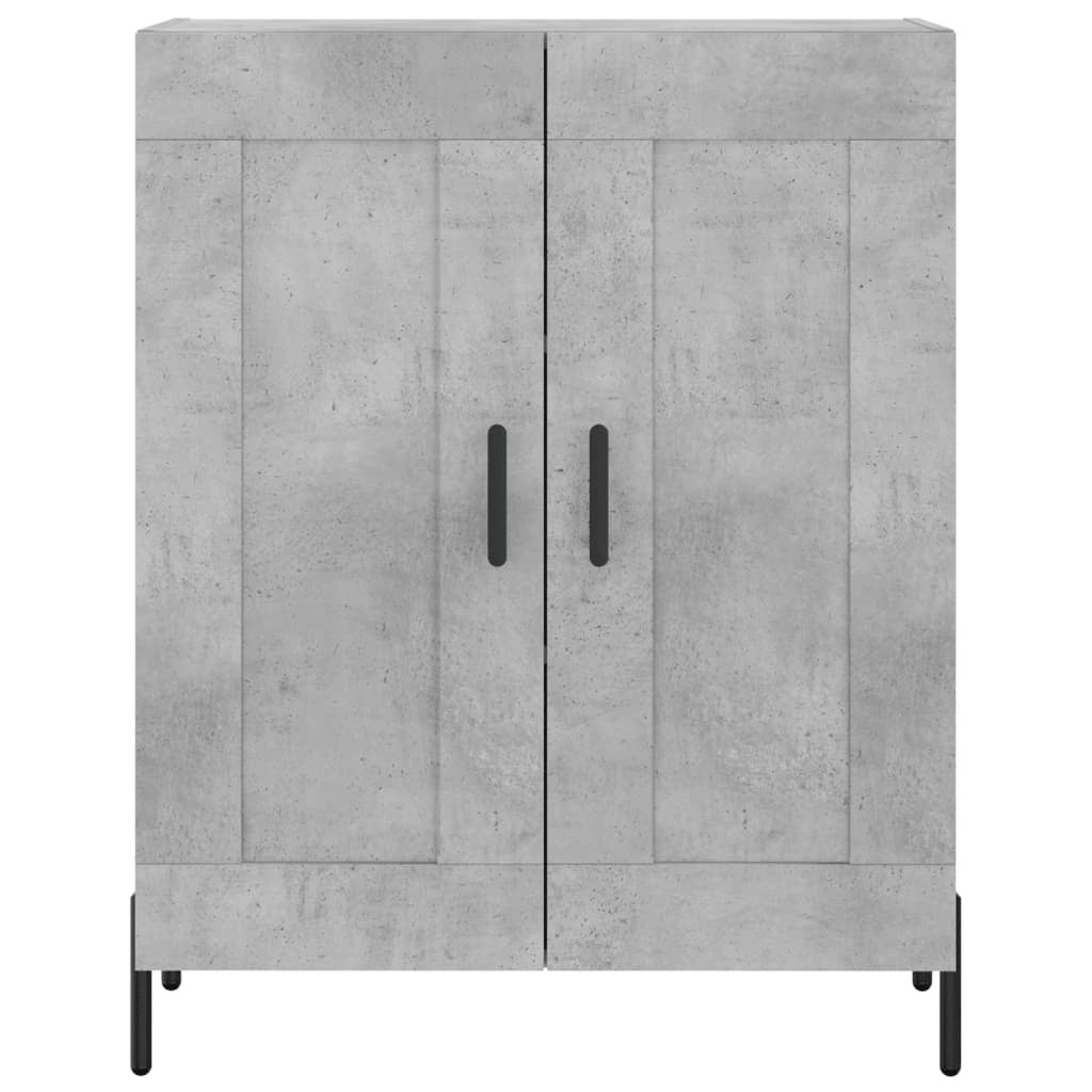 Sideboard Concrete Grey 69.5x34x90 cm Engineered Wood