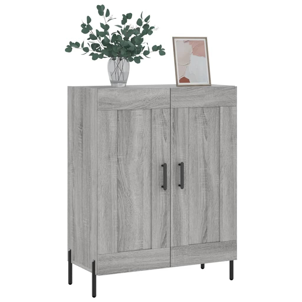 Sideboard Grey Sonoma 69.5x34x90 cm Engineered Wood