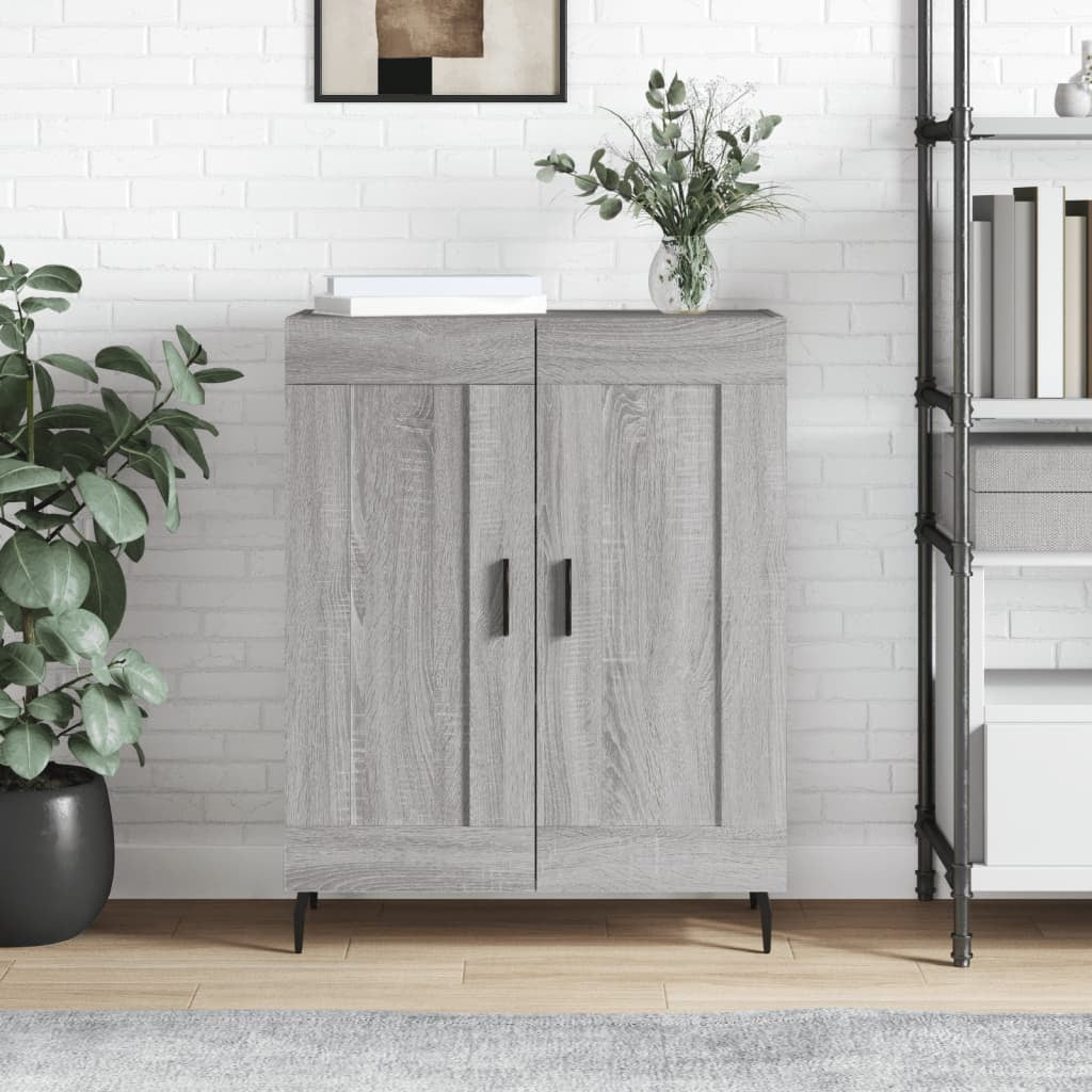 Sideboard Grey Sonoma 69.5x34x90 cm Engineered Wood