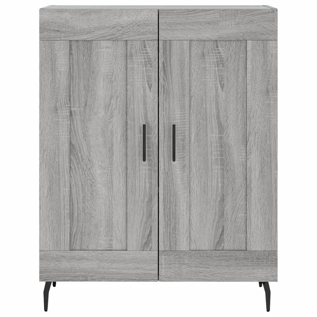 Sideboard Grey Sonoma 69.5x34x90 cm Engineered Wood