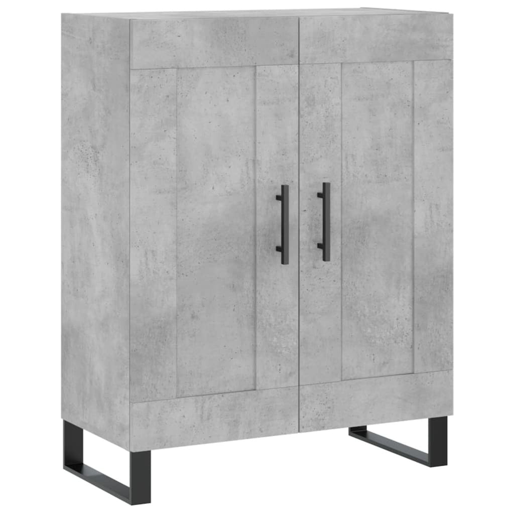 Sideboard Concrete Grey 69.5x34x90 cm Engineered Wood