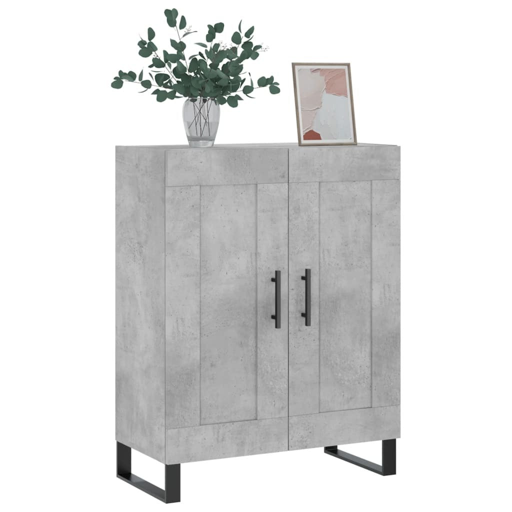 Sideboard Concrete Grey 69.5x34x90 cm Engineered Wood