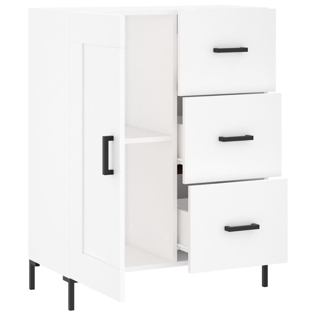 Sideboard White 69.5x34x90 cm Engineered Wood