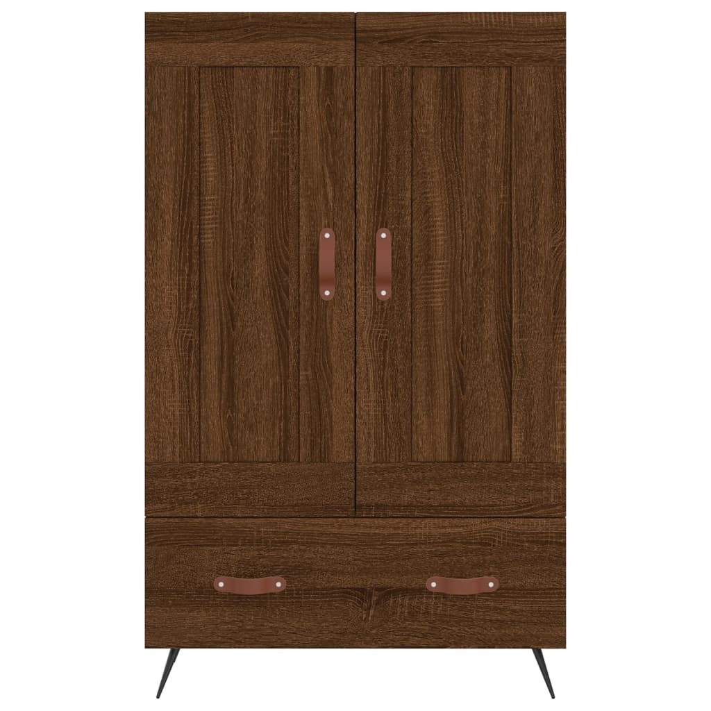 Highboard Brown Oak 69.5x31x115 cm Engineered Wood