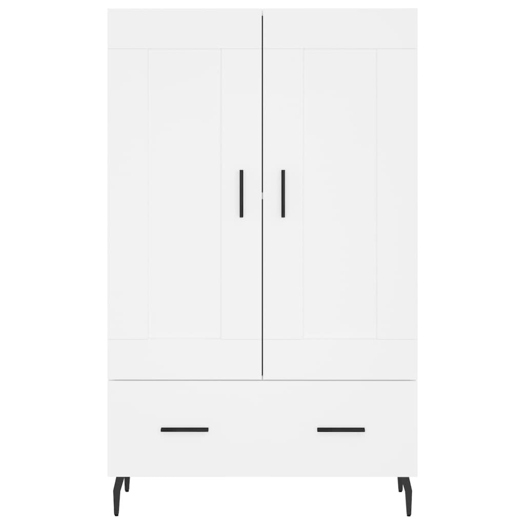 Highboard White 69.5x31x115 cm Engineered Wood