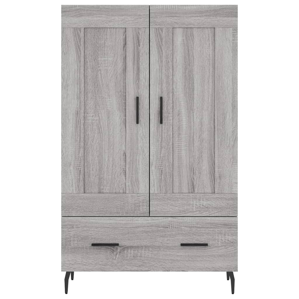Highboard Grey Sonoma 69.5x31x115 cm Engineered Wood