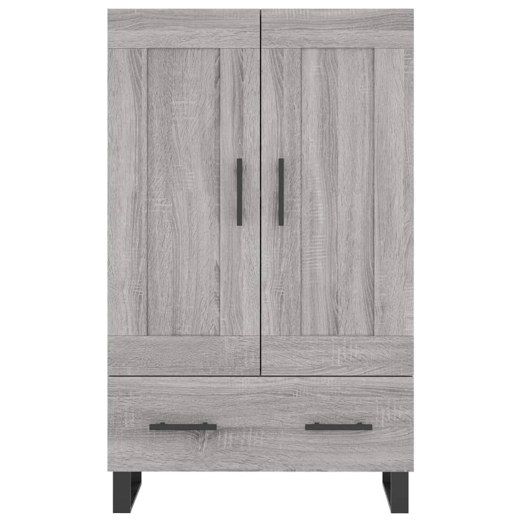 Highboard Grey Sonoma 69.5x31x115 cm Engineered Wood