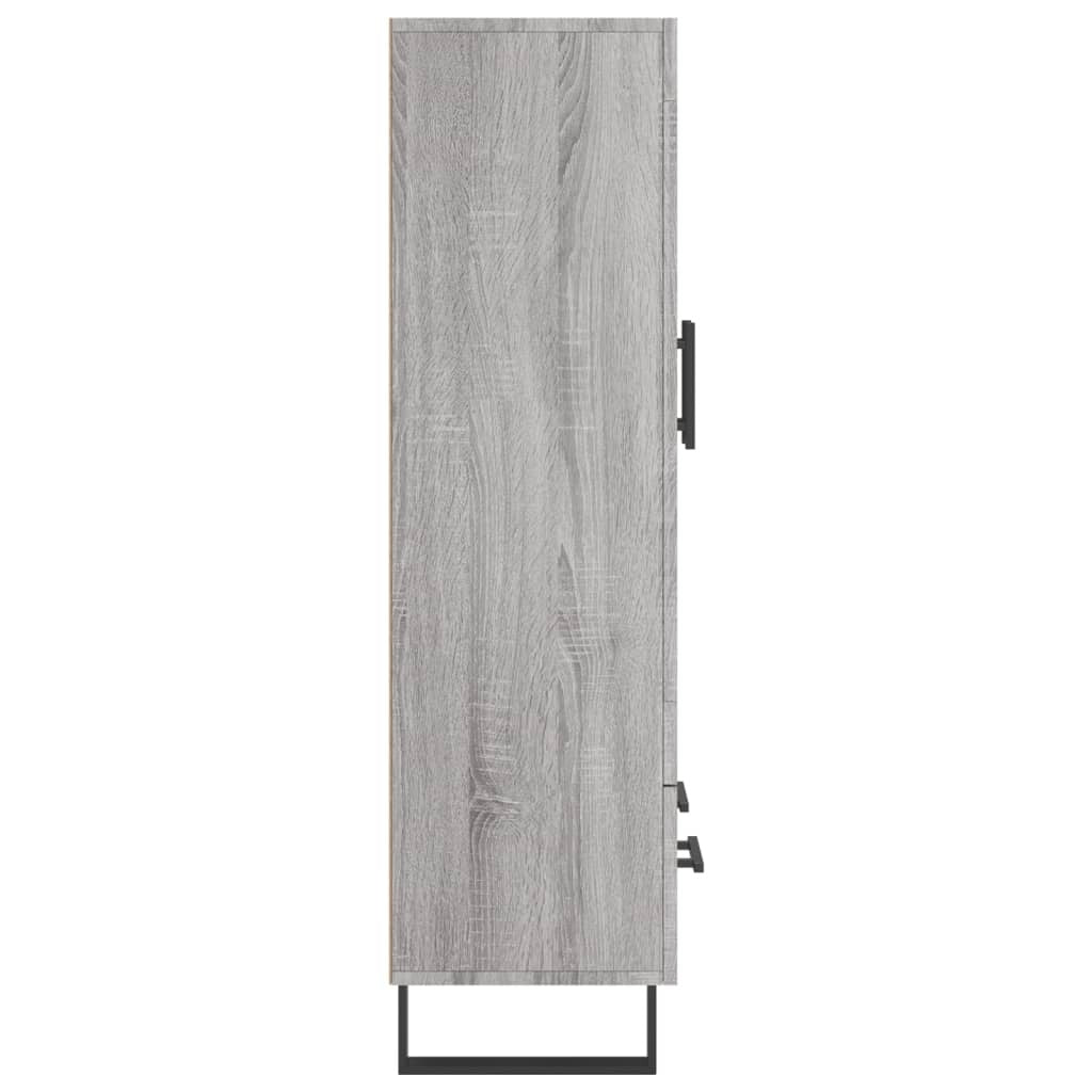 Highboard Grey Sonoma 69.5x31x115 cm Engineered Wood
