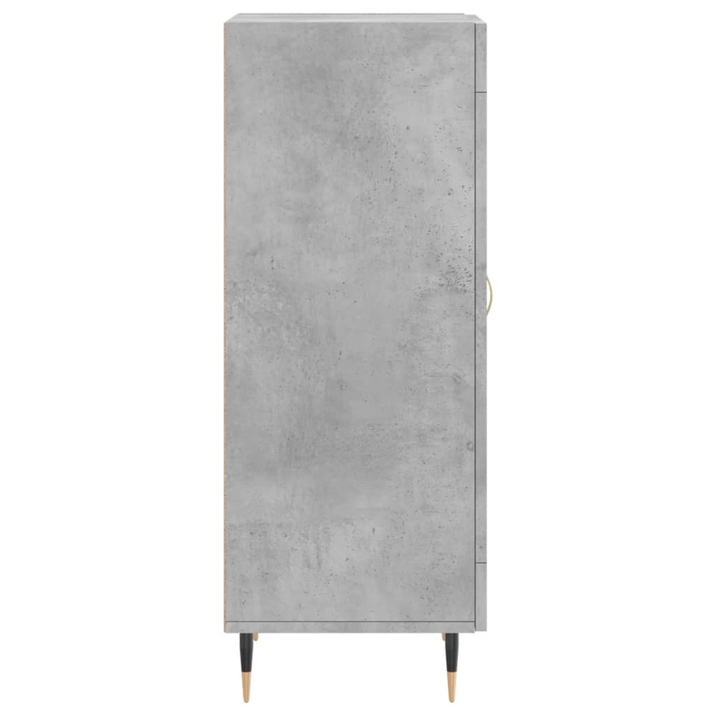 Sideboard Concrete Grey 34.5x34x90 cm Engineered Wood