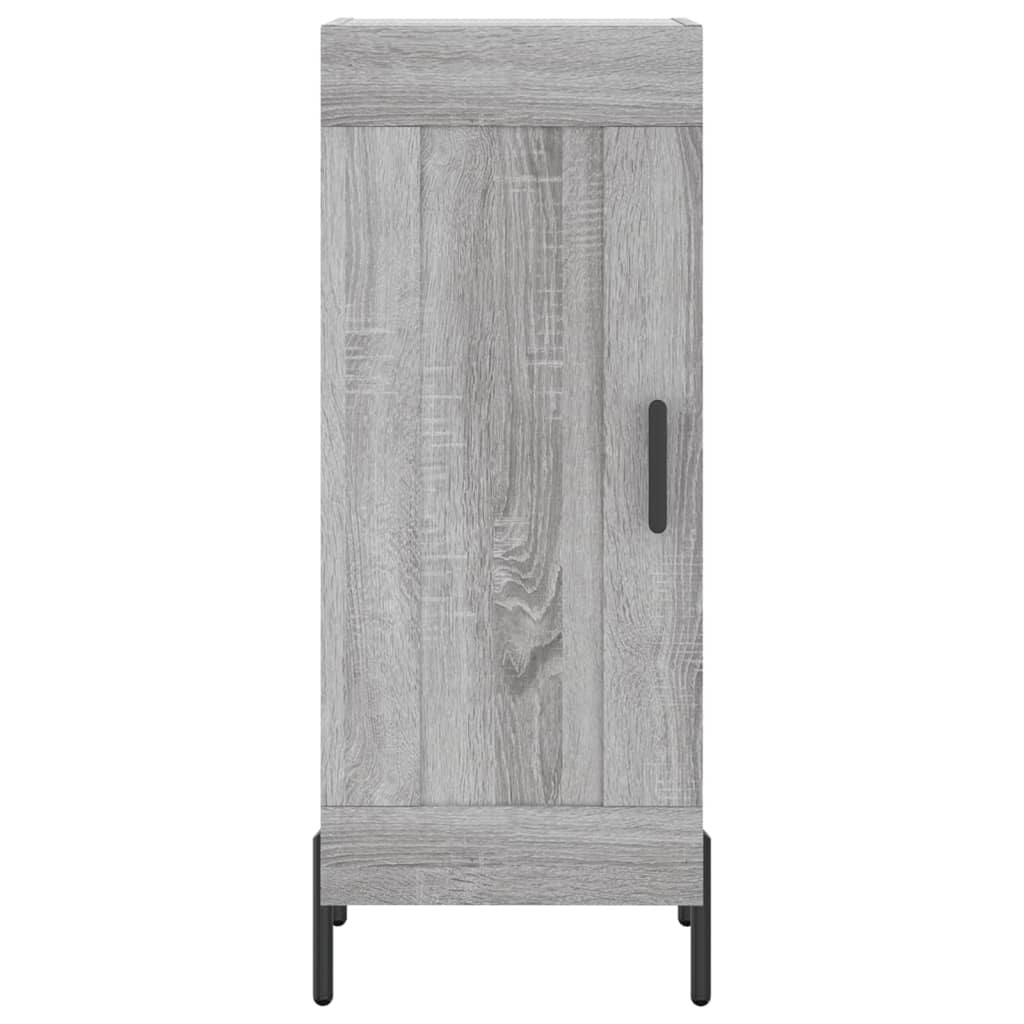 Sideboard Grey Sonoma 34.5x34x90 cm Engineered Wood