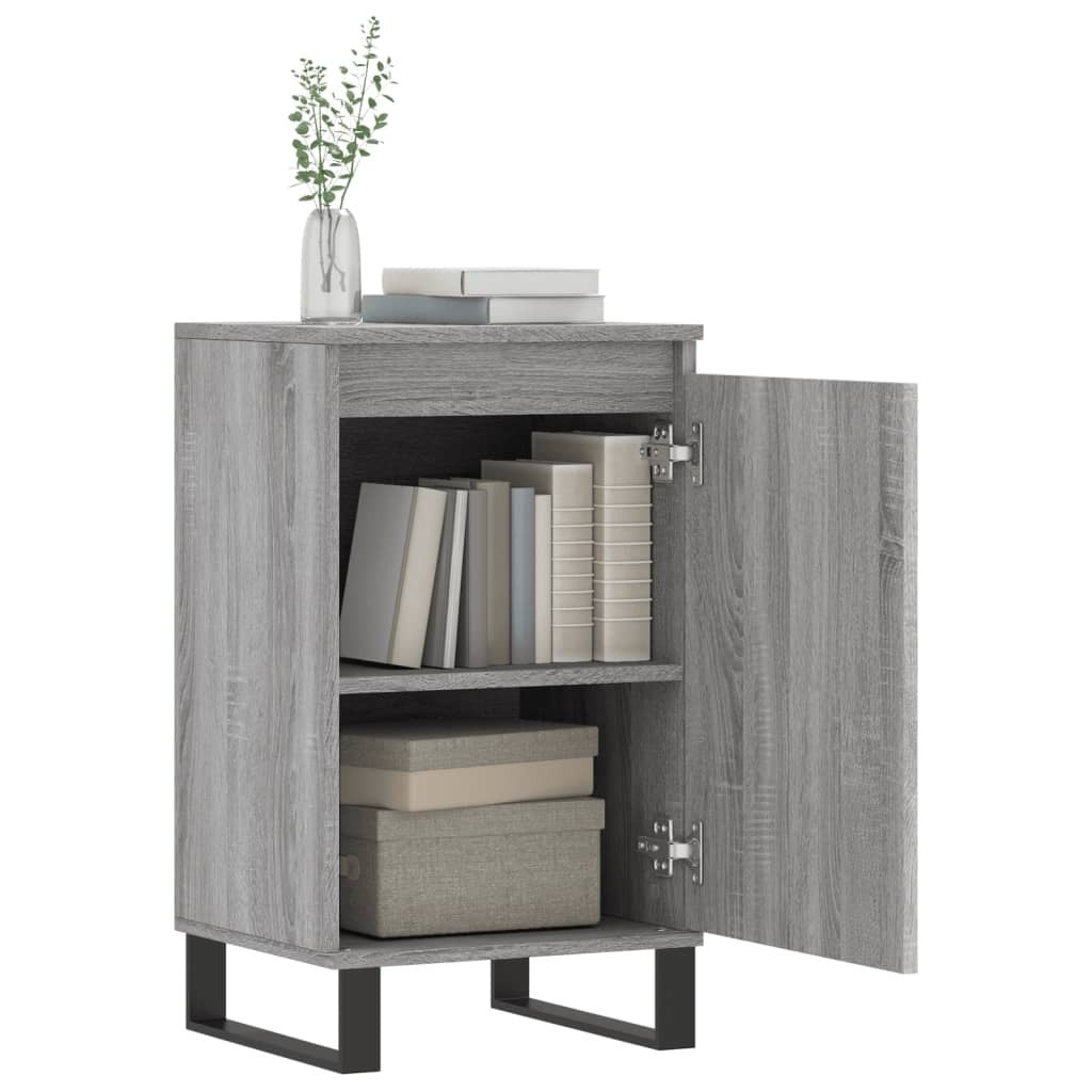 Sideboards 2 pcs Grey Sonoma 40x35x70 cm Engineered Wood