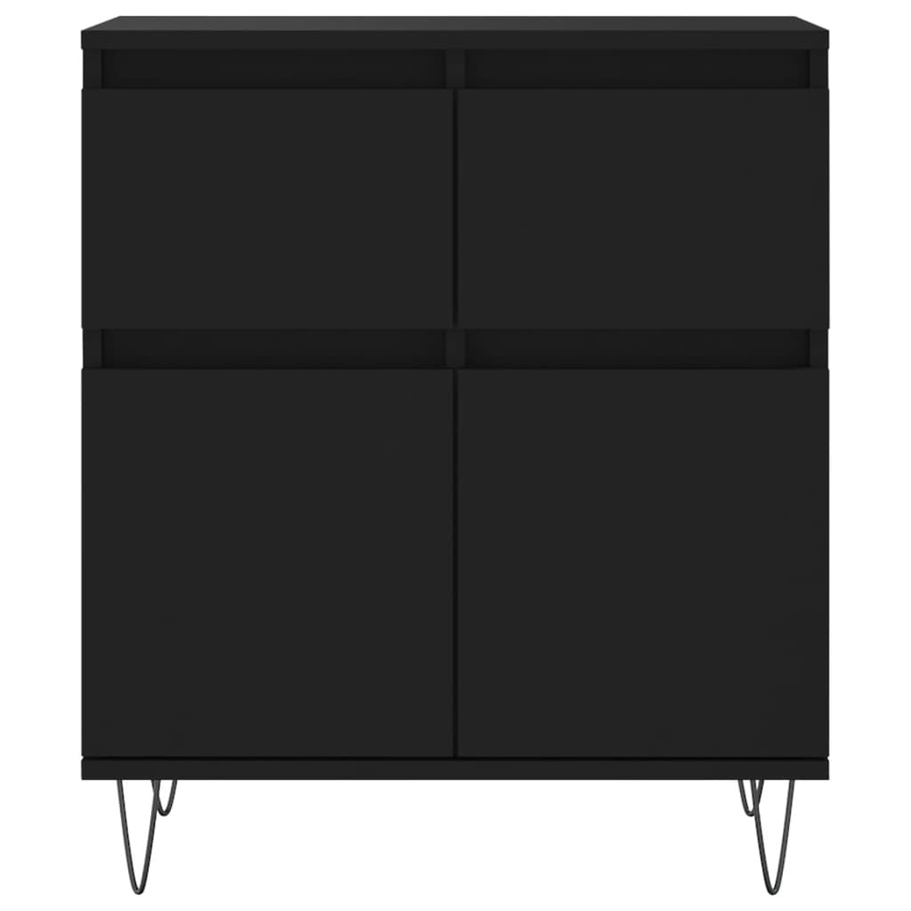 Sideboard Black 60x35x70 cm Engineered Wood