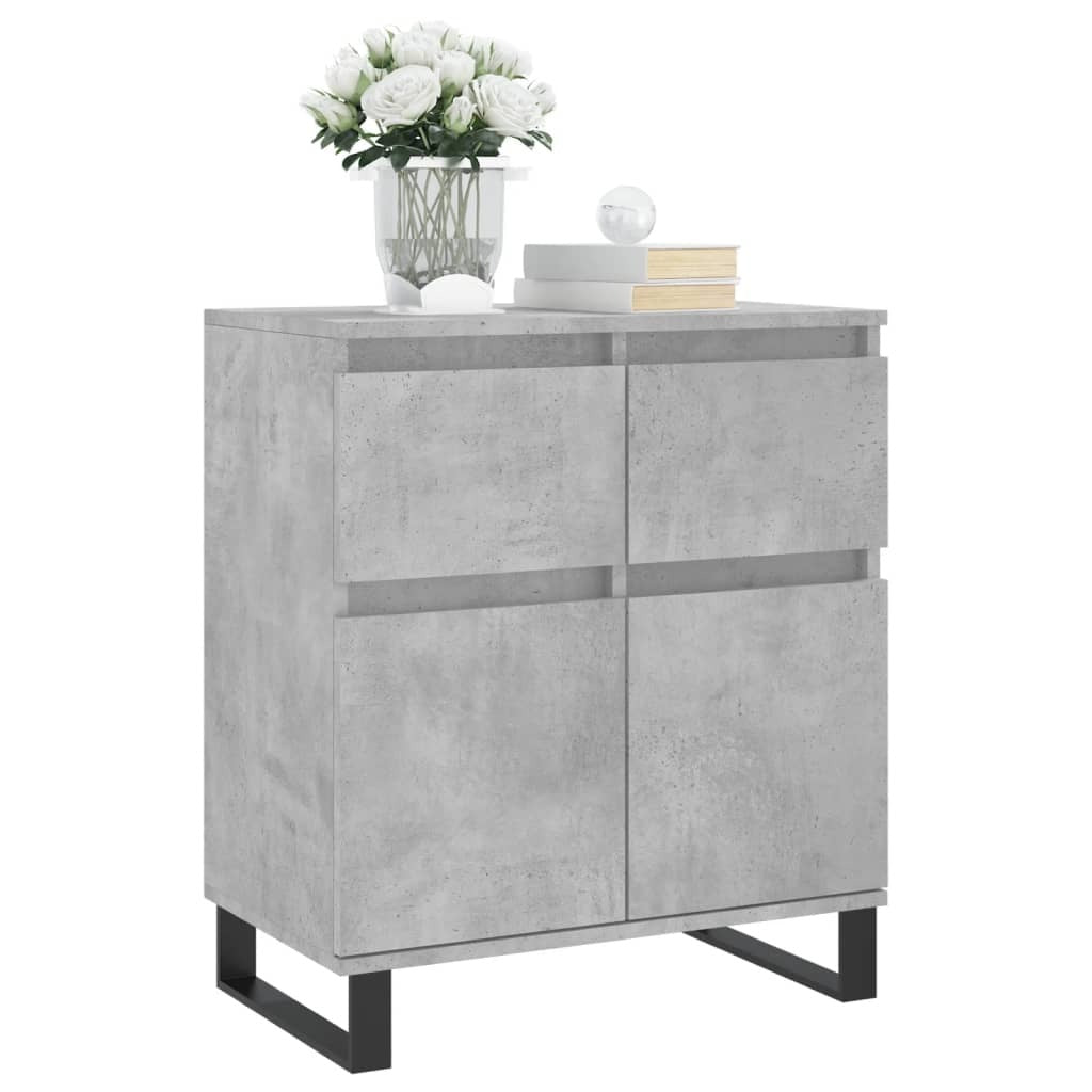 Sideboard Concrete Grey 60x35x70 cm Engineered Wood
