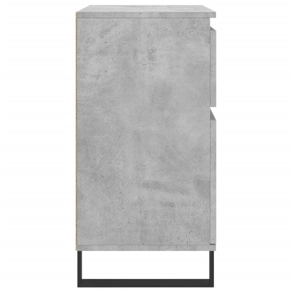 Sideboard Concrete Grey 60x35x70 cm Engineered Wood