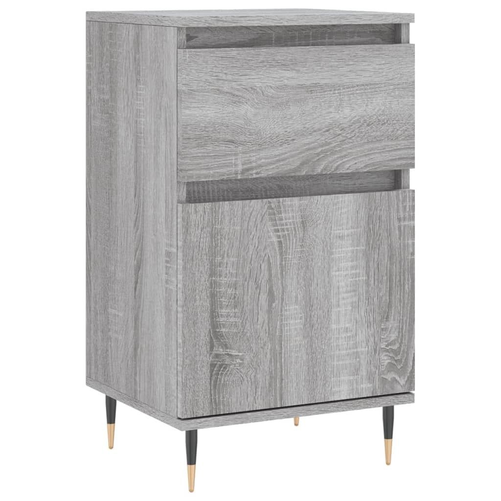 Sideboards 2 pcs Grey Sonoma 40x35x70 cm Engineered Wood