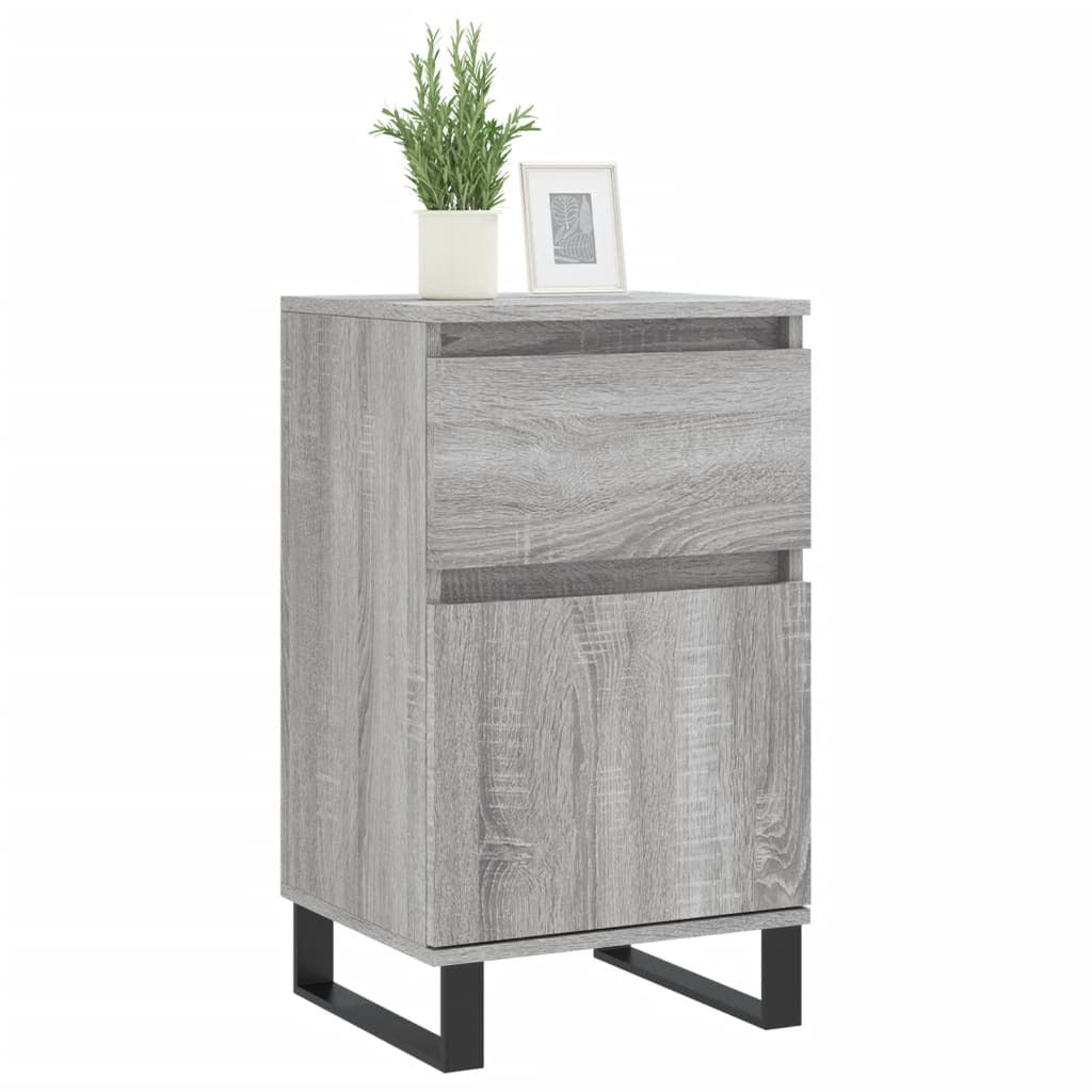 Sideboards 2 pcs Grey Sonoma 40x35x70 cm Engineered Wood