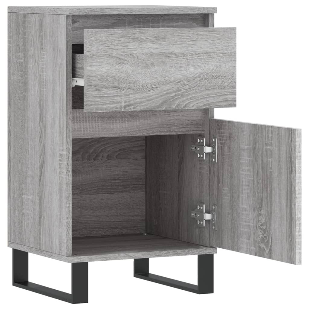 Sideboards 2 pcs Grey Sonoma 40x35x70 cm Engineered Wood
