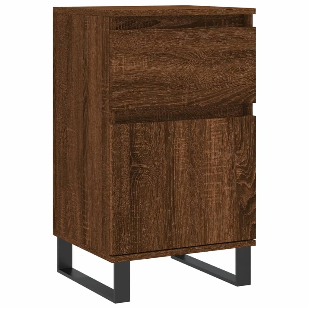 Sideboards 2 pcs Brown Oak 40x35x70 cm Engineered Wood