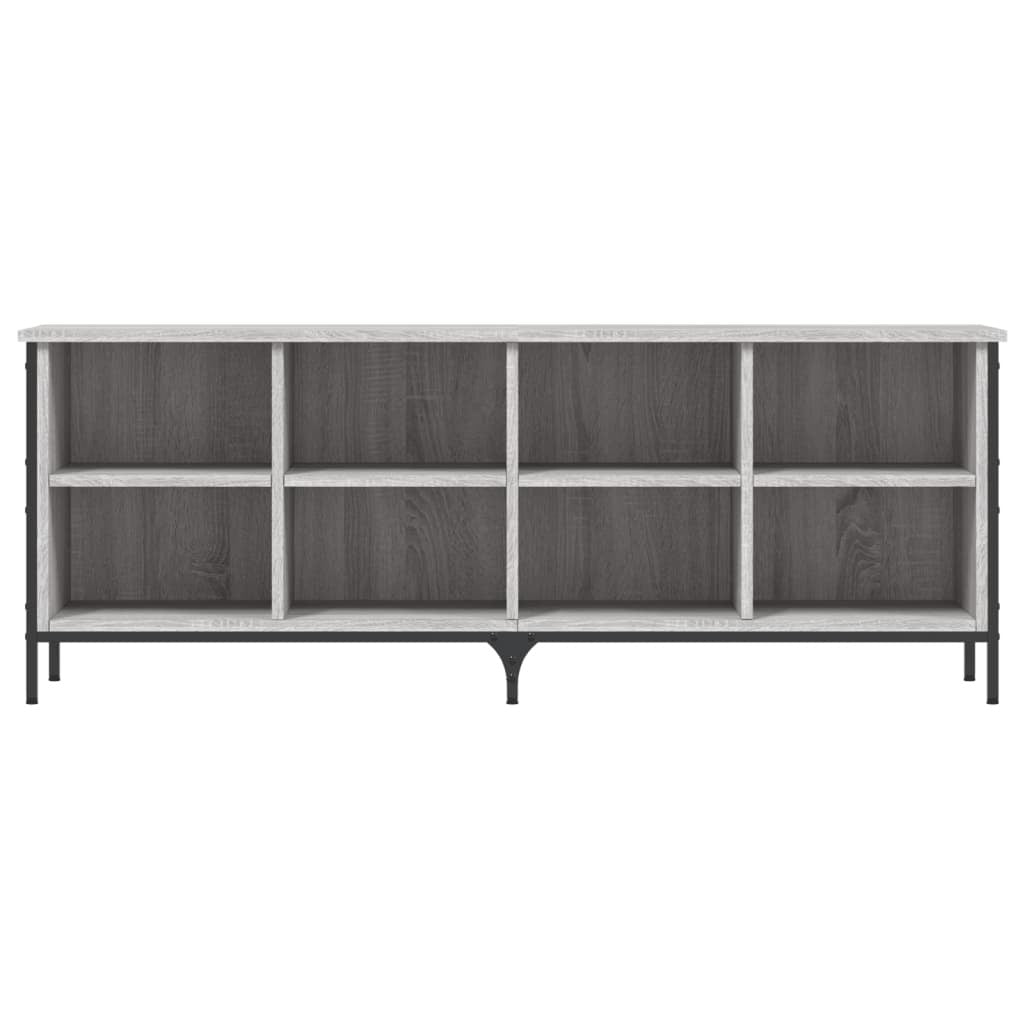 Shoe Cabinet Grey Sonoma 131x35x50 cm Engineered Wood