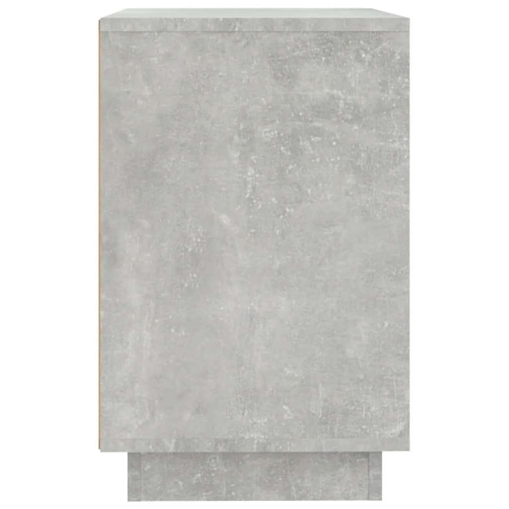 Sideboard Concrete Grey 102x35x60 cm Engineered Wood