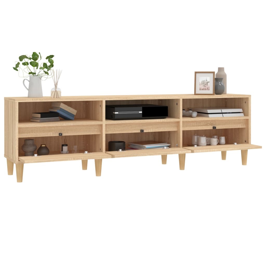TV Cabinet Sonoma Oak 150x30x44.5 cm Engineered Wood
