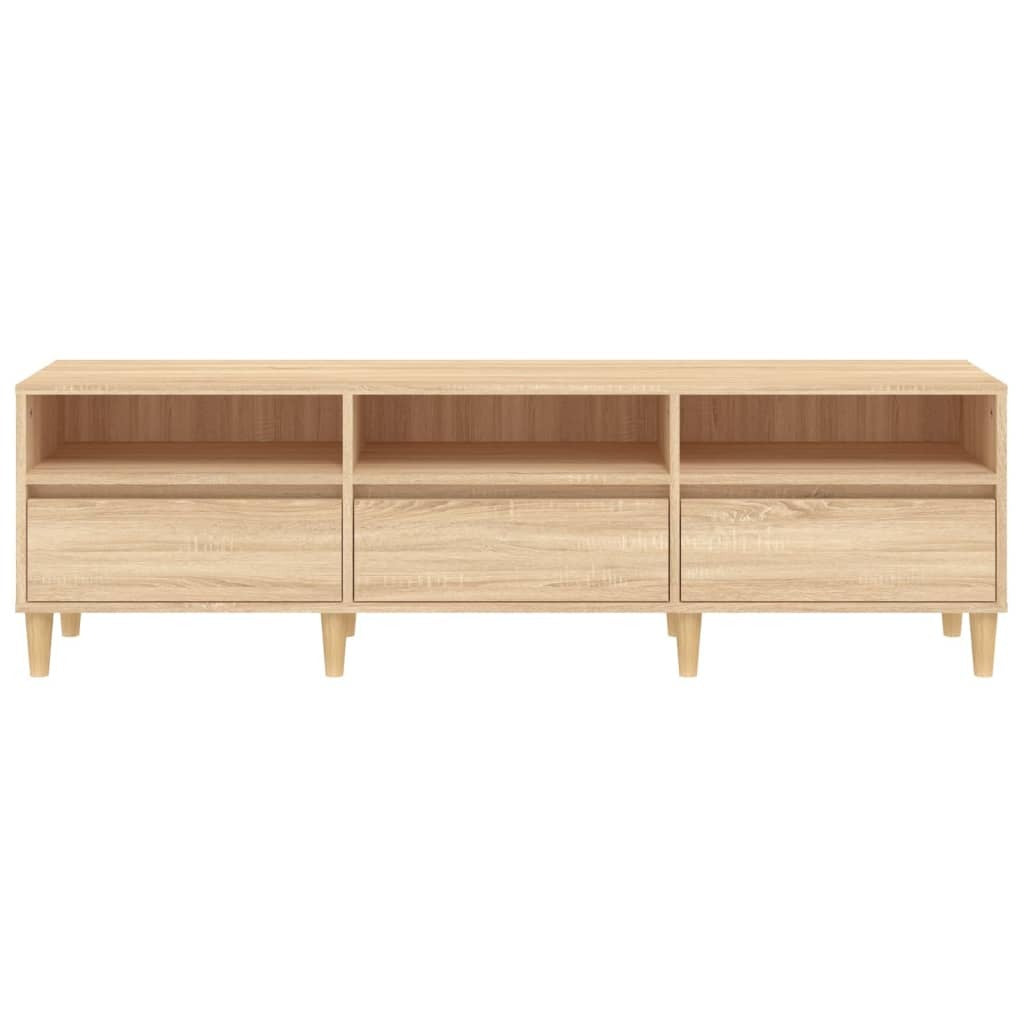 TV Cabinet Sonoma Oak 150x30x44.5 cm Engineered Wood