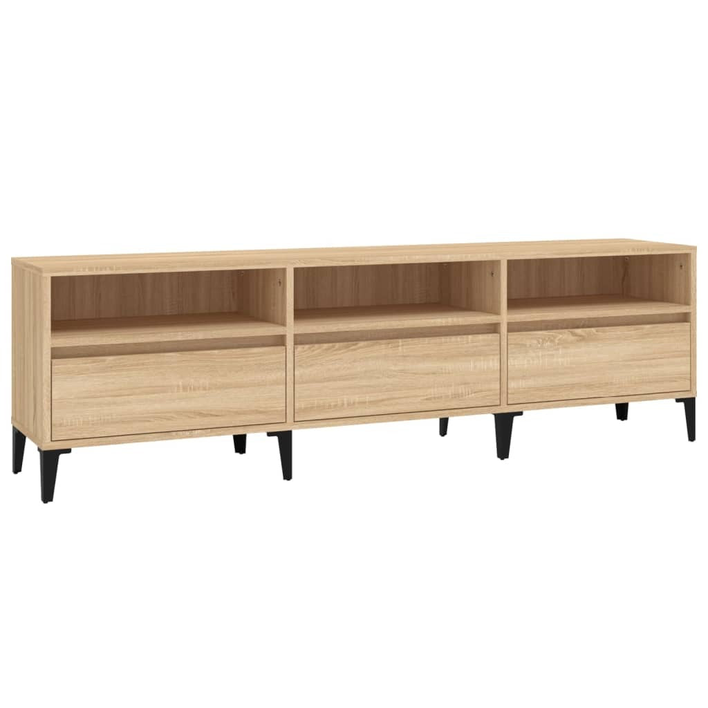 TV Cabinet Sonoma Oak 150x30x44.5 cm Engineered Wood