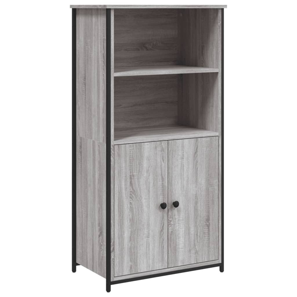 Highboard Grey Sonoma 62x36x121.5 cm Engineered Wood