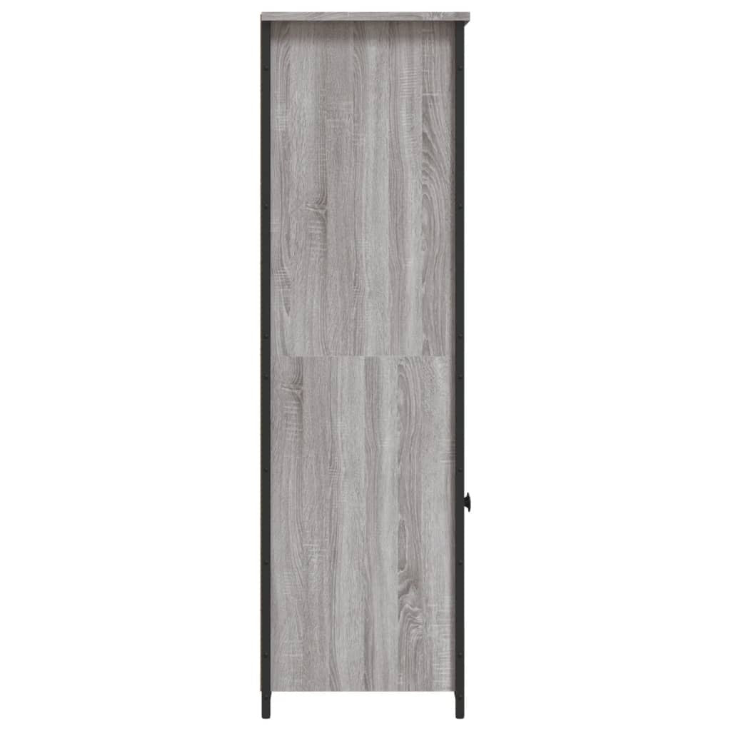 Highboard Grey Sonoma 62x36x121.5 cm Engineered Wood