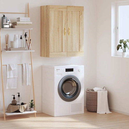 Wall Mounted Cabinet Sonoma Oak 69.5x34x90 cm Engineered Wood